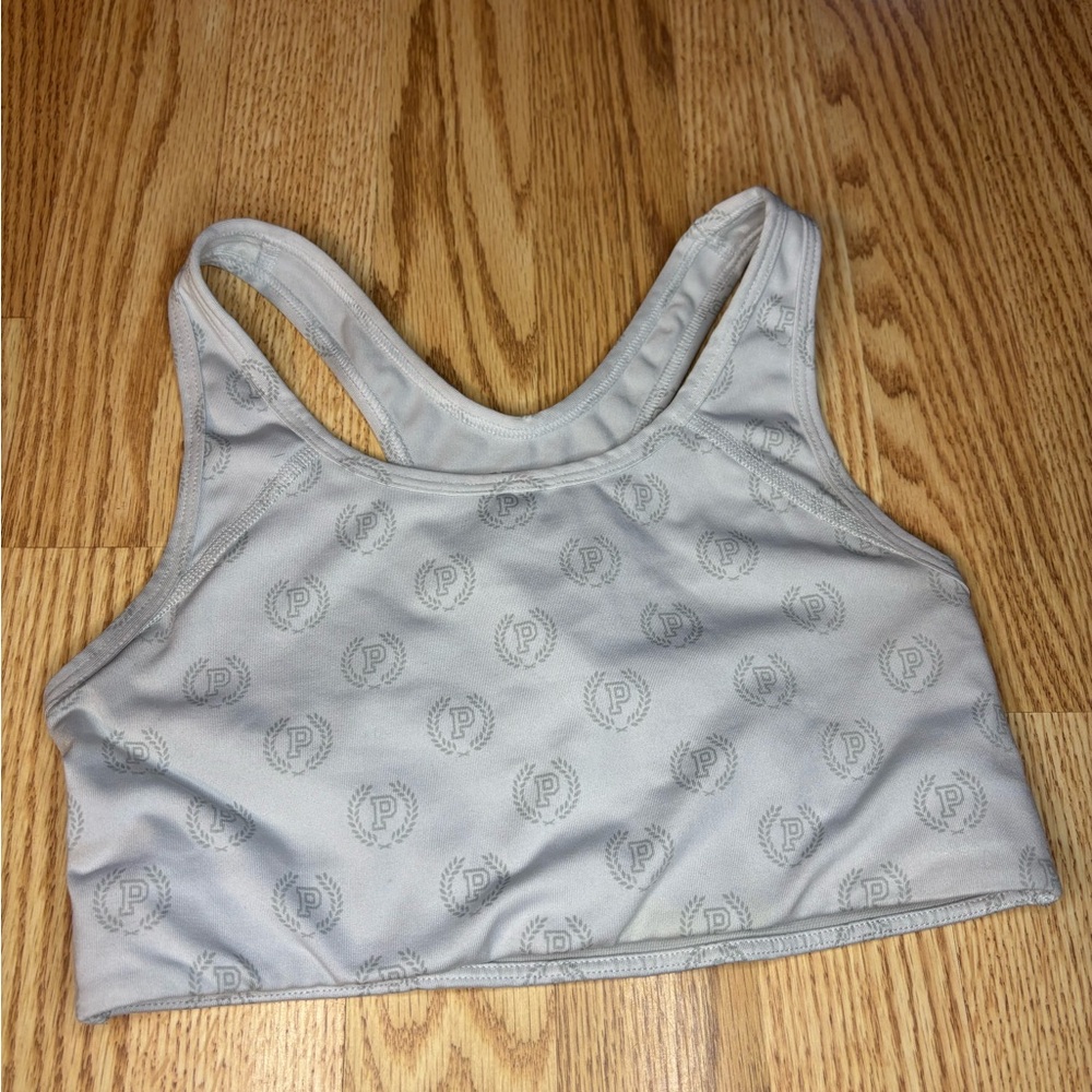 Women's White Sports Bra